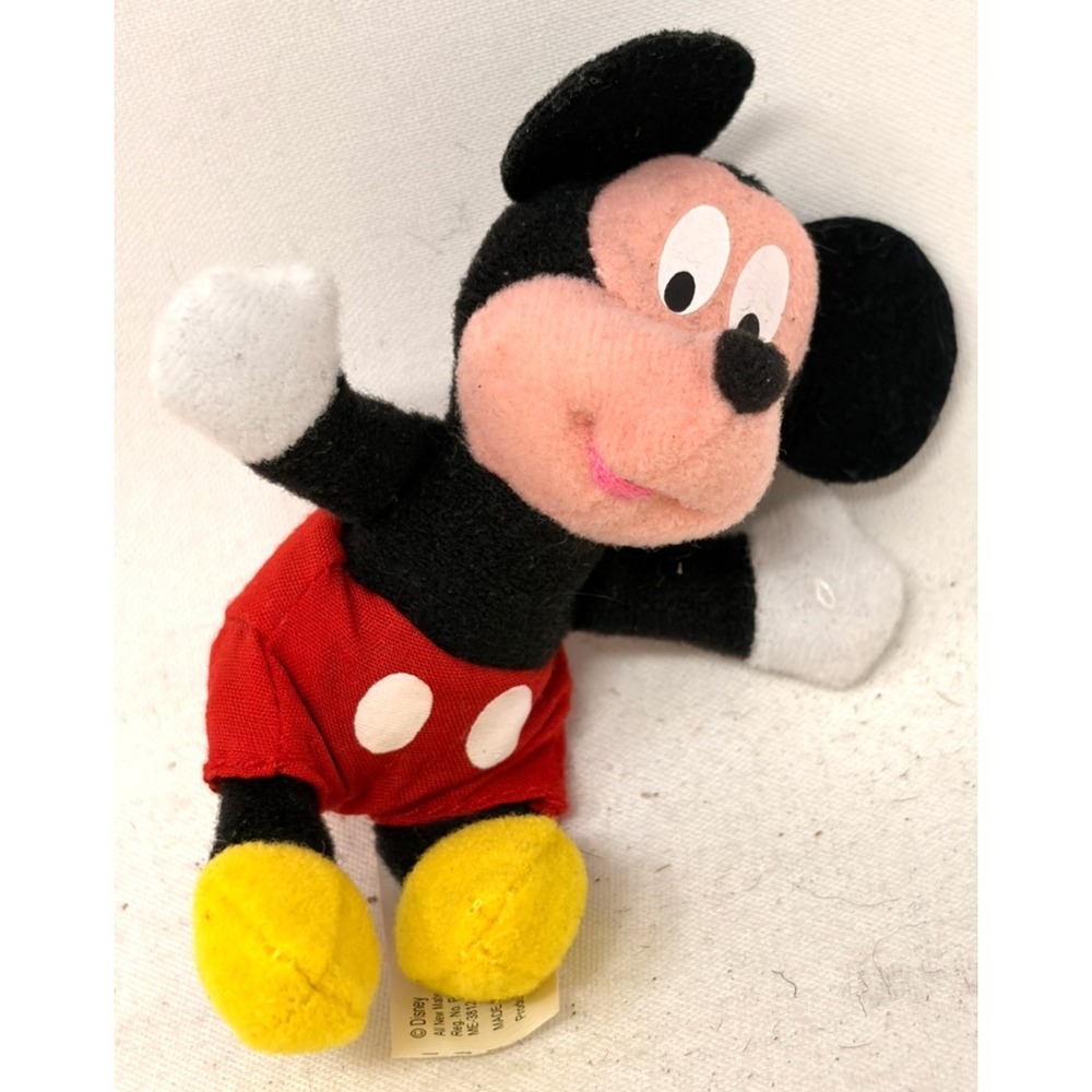 VTG Disney Mickey Mouse Plush Bean Bag Toy Kellogg's Walt Disney World Promo